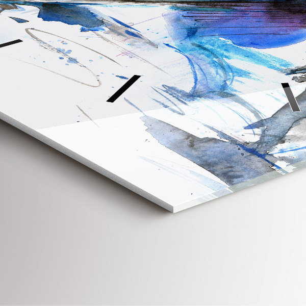 Szögletes fali üvegóra Dalmata és esernyő