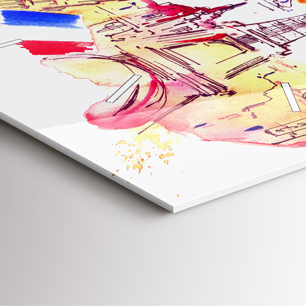 Szögletes fali üvegóra Vonzó országok a világon