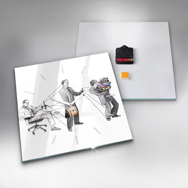 Szögletes fali üvegóra Bábemberek