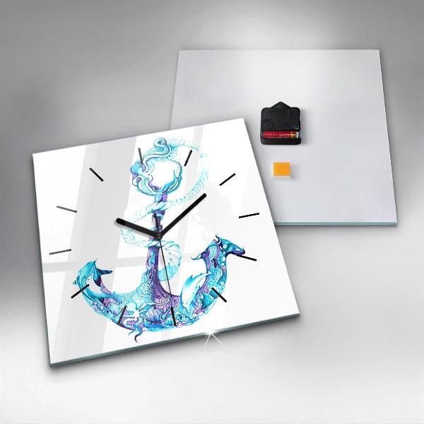 Szögletes fali üvegóra Viharhorgony