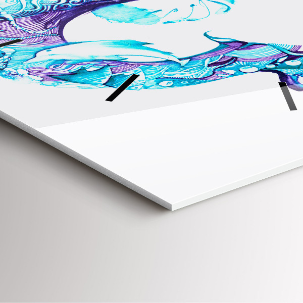 Szögletes fali üvegóra Viharhorgony