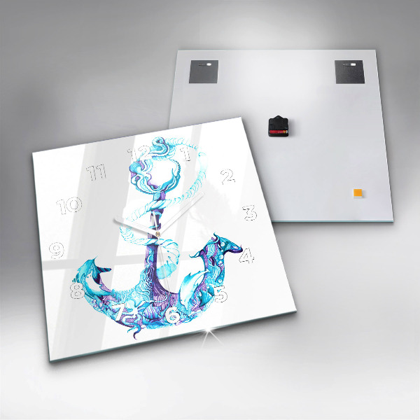 Szögletes fali üvegóra Viharhorgony