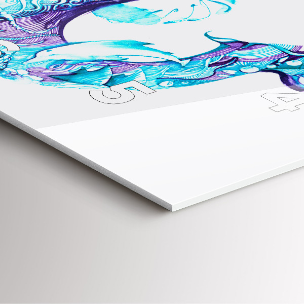 Szögletes fali üvegóra Viharhorgony