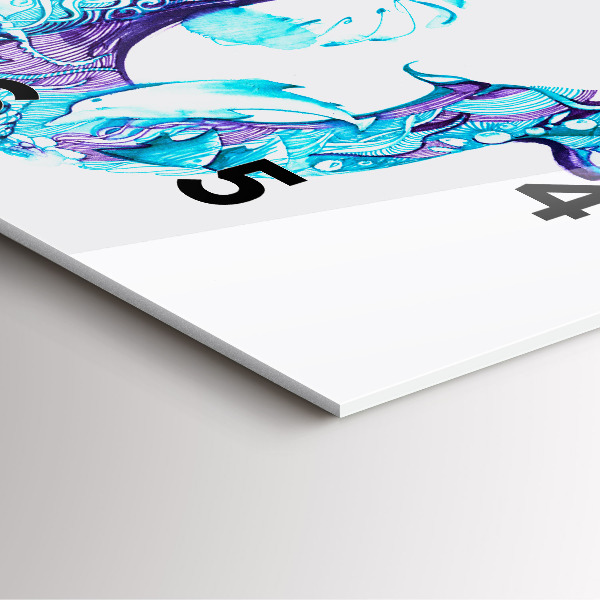 Szögletes fali üvegóra Viharhorgony