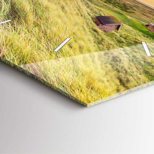 Szögletes fali üvegóra Világítótorony