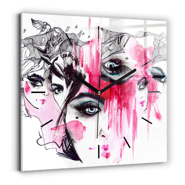 Szögletes fali üvegóra Az absztrakció sok arca