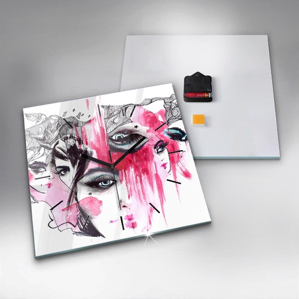 Szögletes fali üvegóra Az absztrakció sok arca