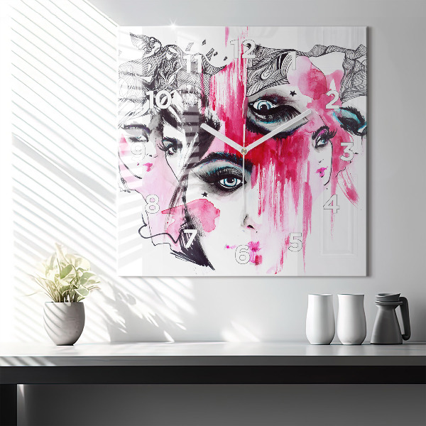 Szögletes fali üvegóra Az absztrakció sok arca