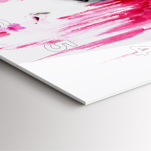 Szögletes fali üvegóra Az absztrakció sok arca