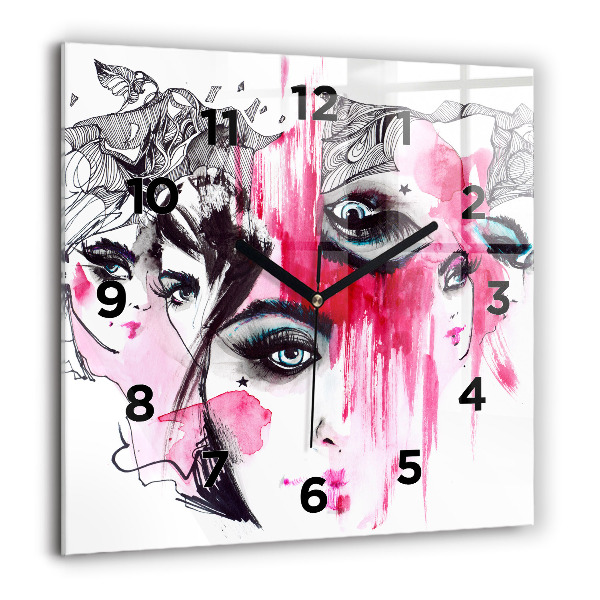 Szögletes fali üvegóra Az absztrakció sok arca