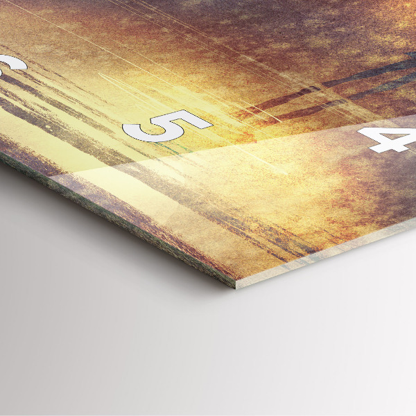 Szögletes fali üvegóra nő esernyő