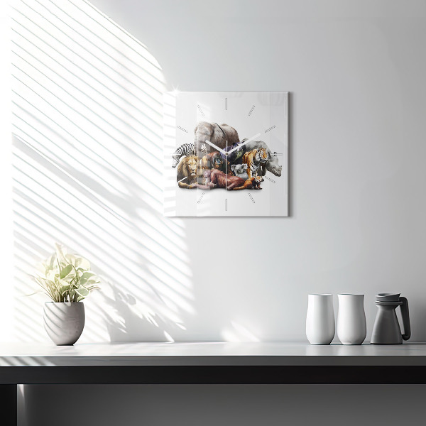 Szögletes fali üvegóra Vadon élő állatok