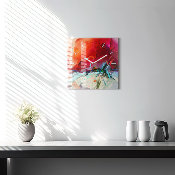 Szögletes fali üvegóra Fűszerek sorai