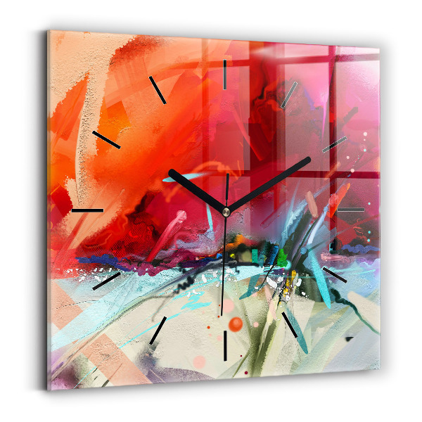 Szögletes fali üvegóra Fűszerek sorai