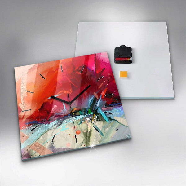 Szögletes fali üvegóra Fűszerek sorai