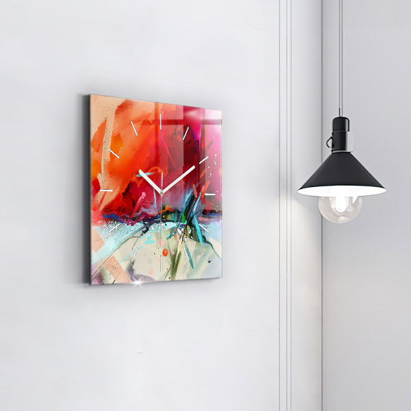 Szögletes fali üvegóra Fűszerek sorai