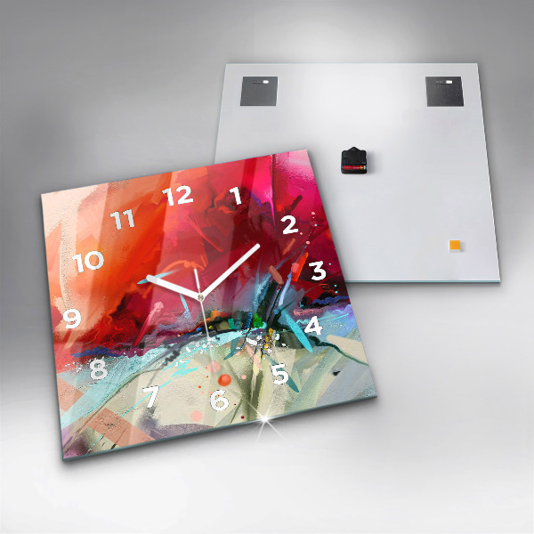 Szögletes fali üvegóra Fűszerek sorai