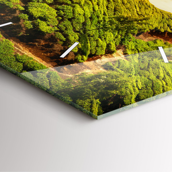 Szögletes fali üvegóra Tea Hill