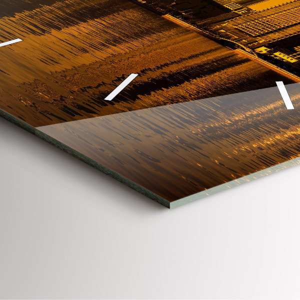 Szögletes fali üvegóra Zhujiang folyó