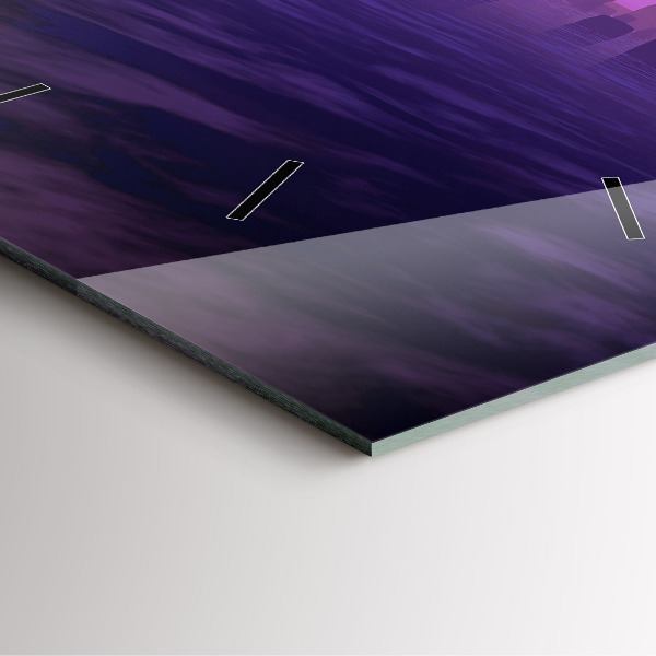 Szögletes fali üvegóra Naplemente Stonehenge-ben