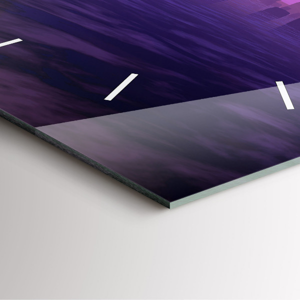 Szögletes fali üvegóra Naplemente Stonehenge-ben