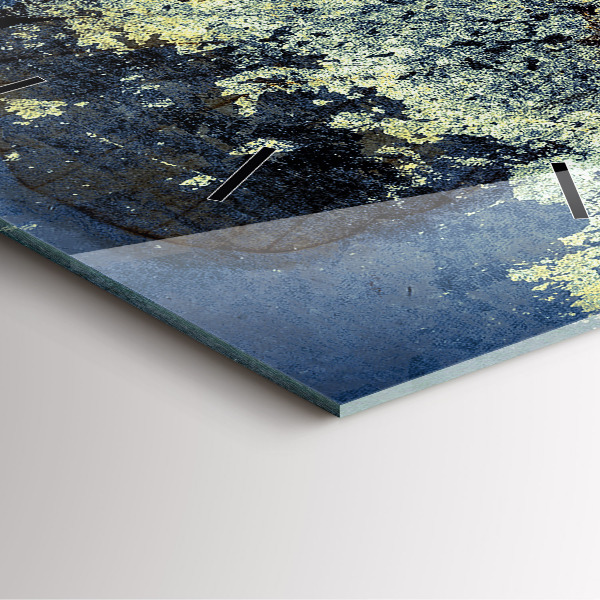 Szögletes fali üvegóra Pillangó vintage stílusú