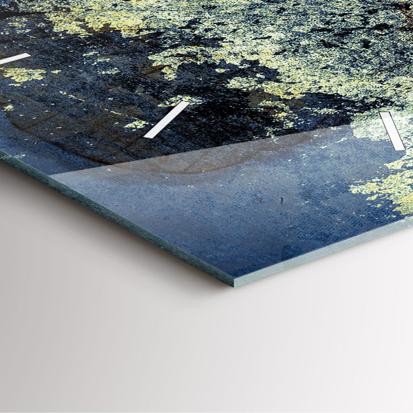 Szögletes fali üvegóra Pillangó vintage stílusú