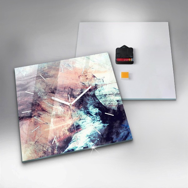 Szögletes fali üvegóra Absztrakt festészet