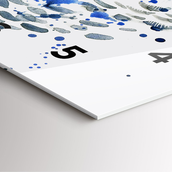 Szögletes fali üvegóra Bagoly pillantást