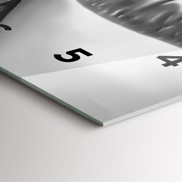 Szögletes fali üvegóra Női ajkak