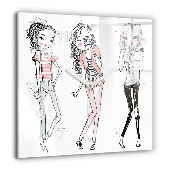 Szögletes fali üvegóra Női divat