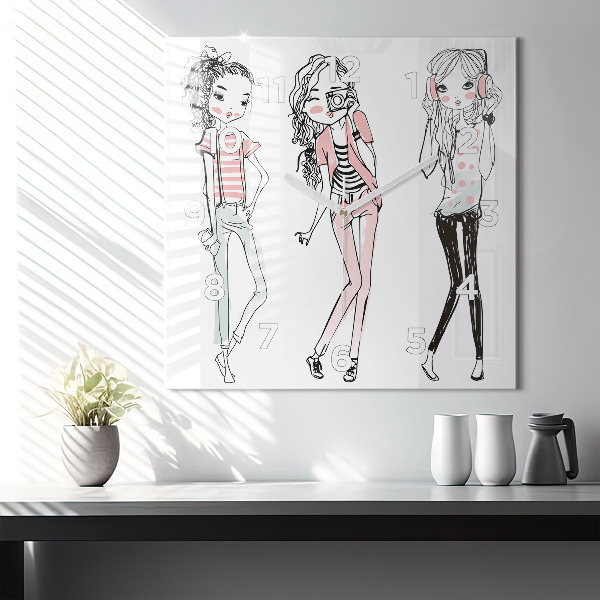 Szögletes fali üvegóra Női divat