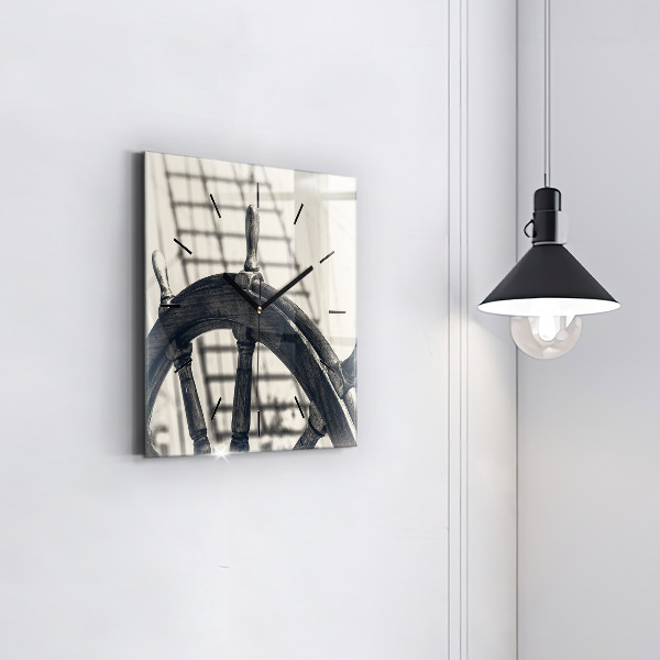 Szögletes fali üvegóra Ősi hajó