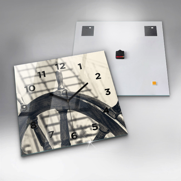 Szögletes fali üvegóra Ősi hajó