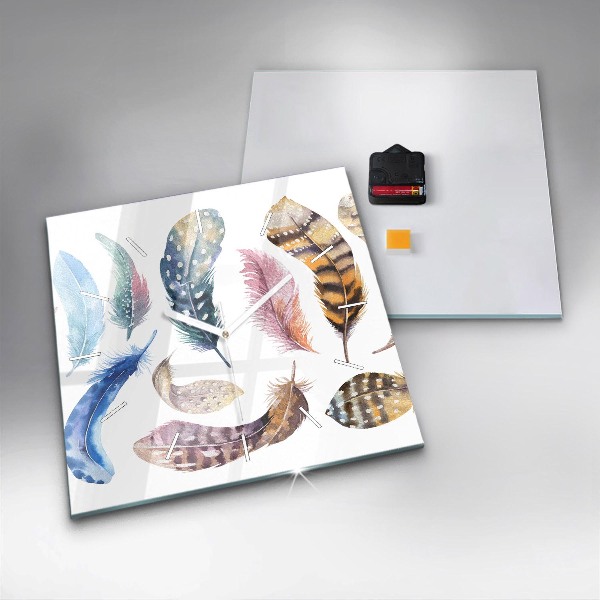 Szögletes fali üvegóra Retro művészeti illusztráció