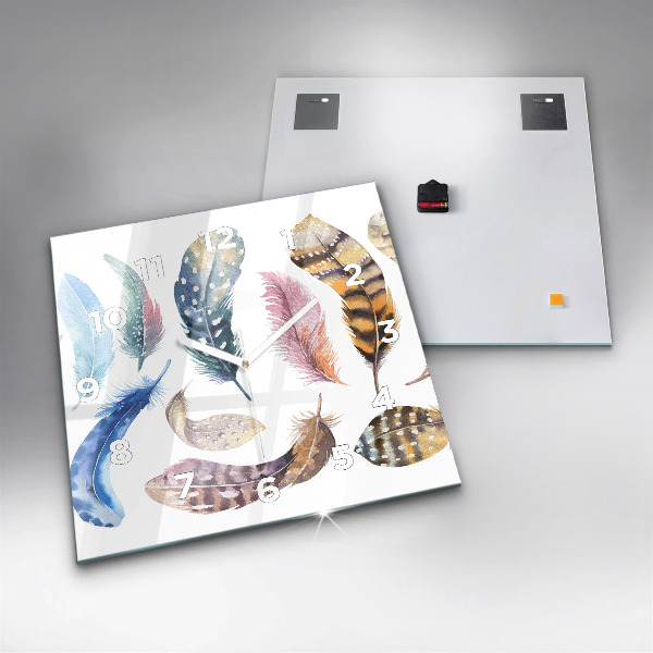 Szögletes fali üvegóra Retro művészeti illusztráció