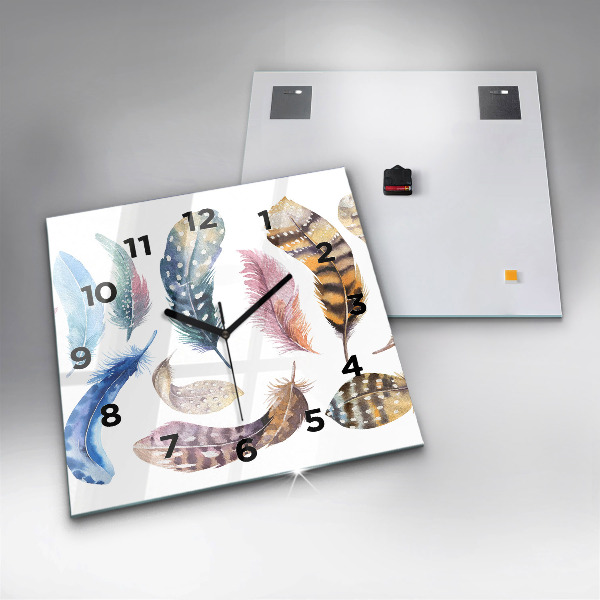 Szögletes fali üvegóra Retro művészeti illusztráció