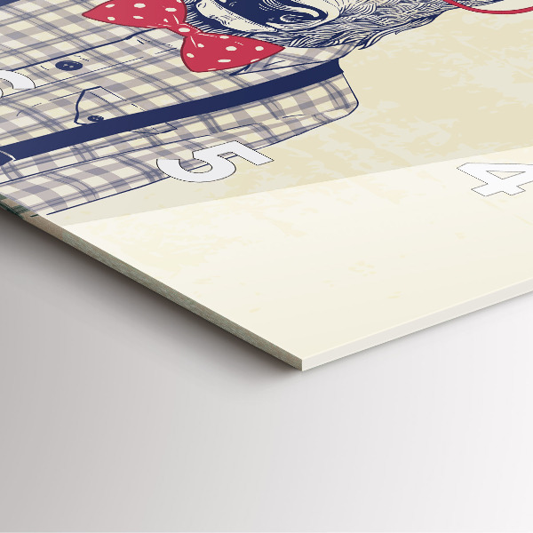 Szögletes fali üvegóra Szarvas ingben