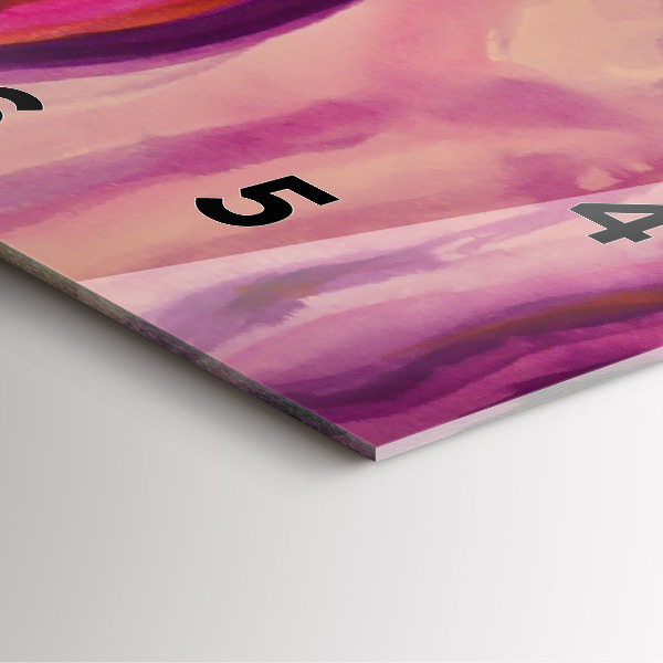 Szögletes fali üvegóra Nők festészete