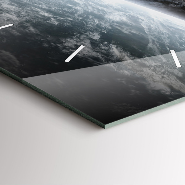 Szögletes fali üvegóra Űr és bolygók