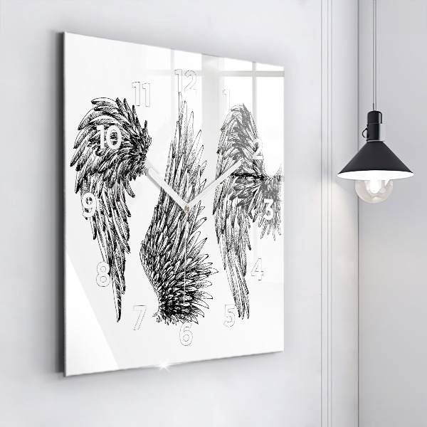 Szögletes fali üvegóra Angyal szárnyai