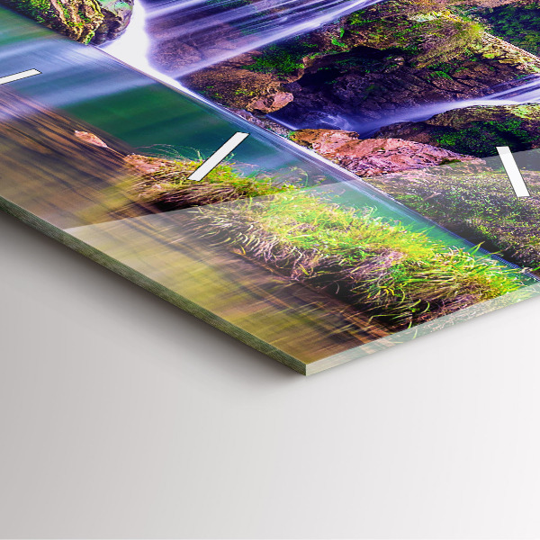 Szögletes fali üvegóra Jiulong vízesés, Kína