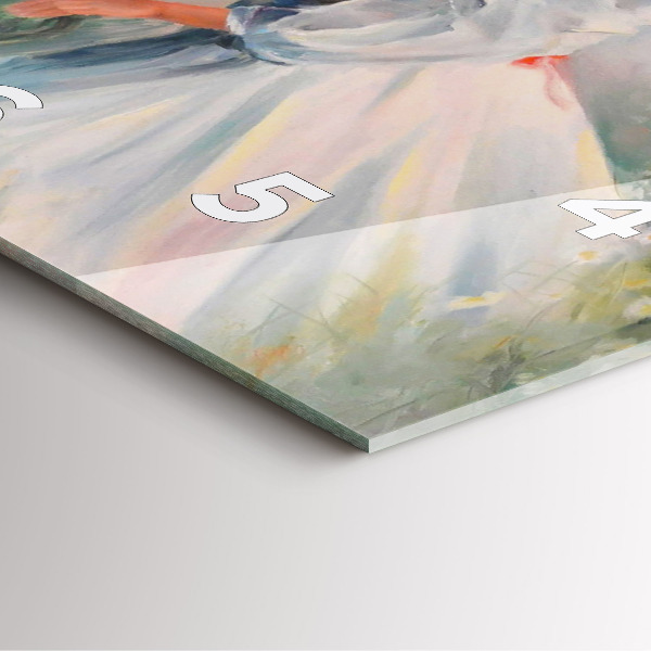 Szögletes fali üvegóra Gyönyörű nő egy lóval