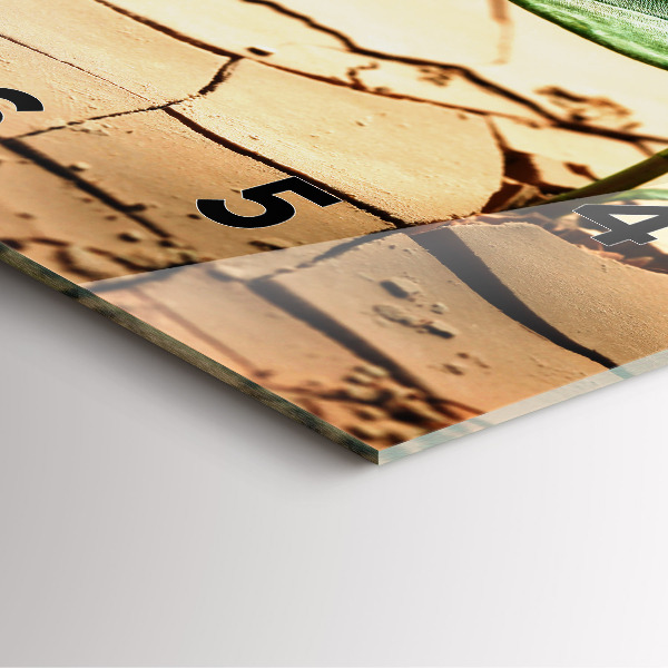 Szögletes fali üvegóra Száraz talajba ültessük