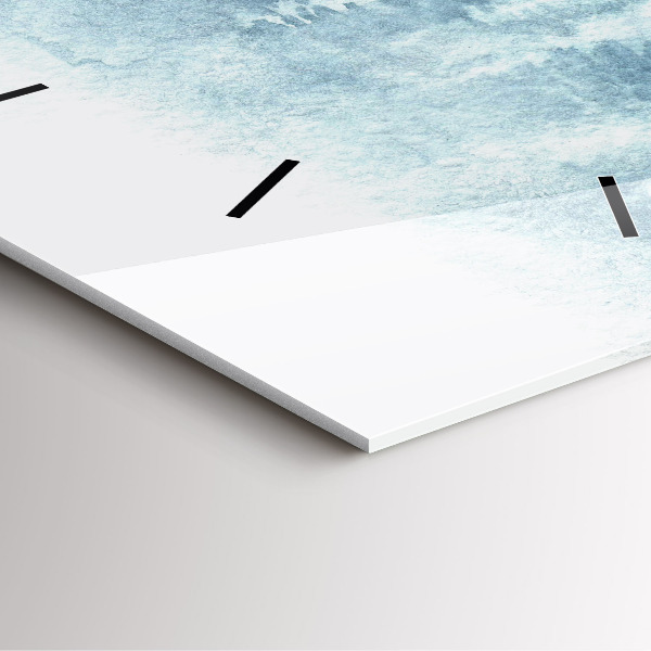 Szögletes fali üvegóra Téli erdő