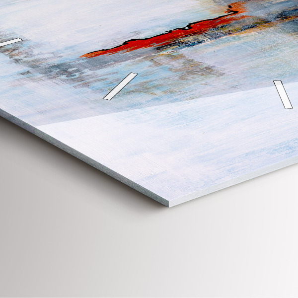 Szögletes fali üvegóra Absztrakció