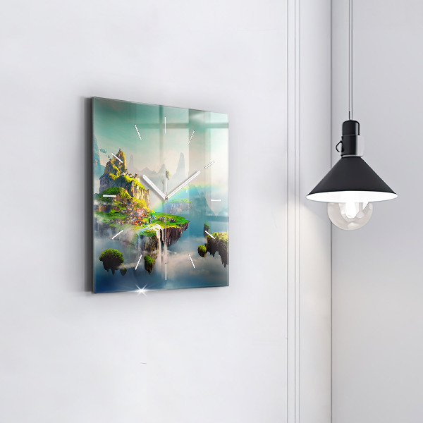 Szögletes fali üvegóra Kínai fantázia