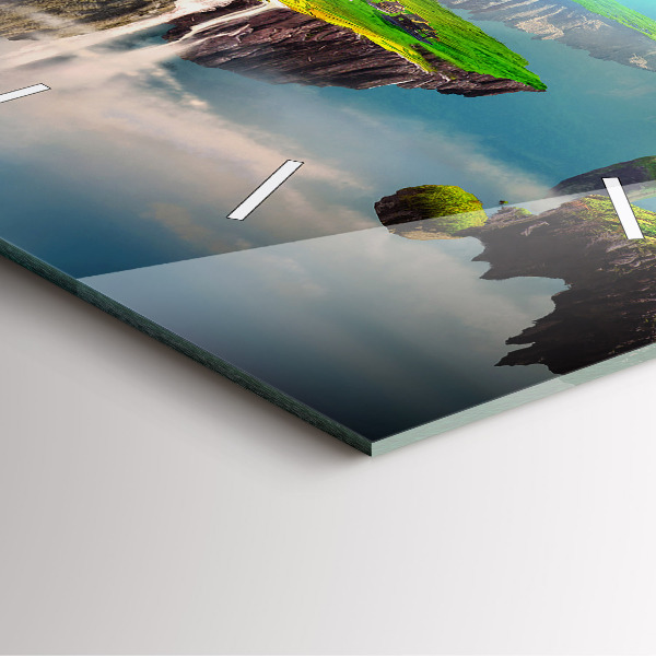 Szögletes fali üvegóra Kínai fantázia