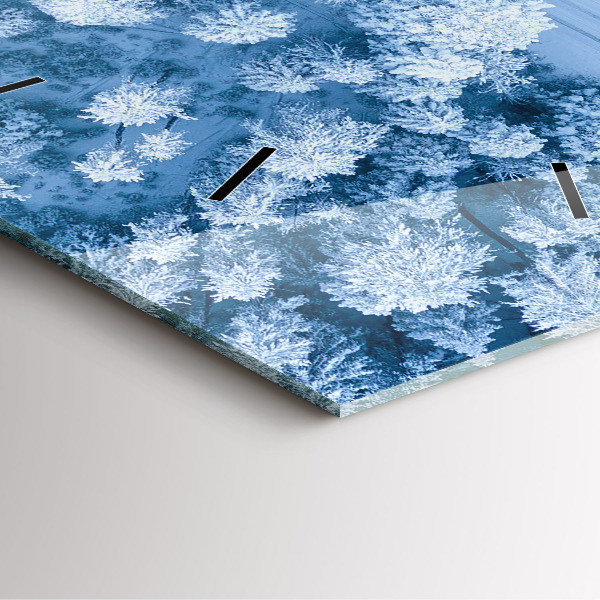 Szögletes fali üvegóra Erdő drónból