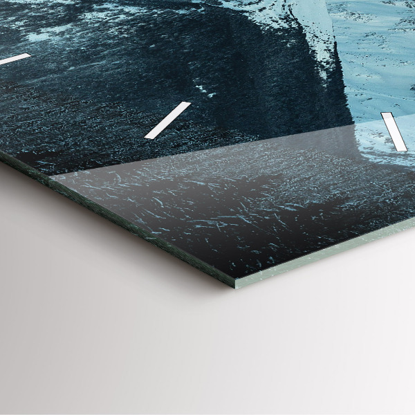 Szögletes fali üvegóra Hegyvidék télen